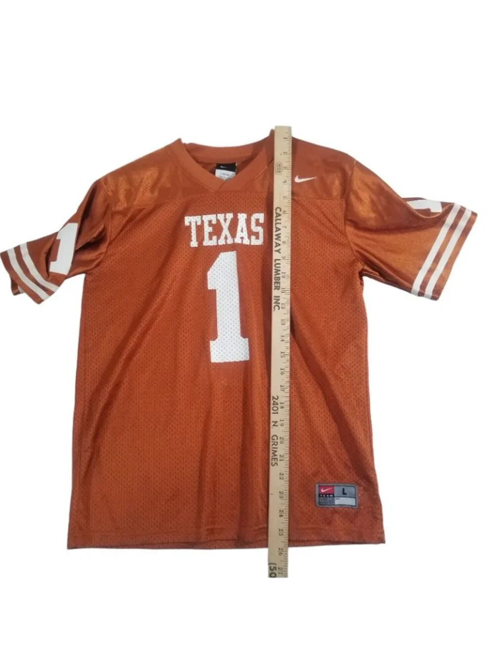 Texas Longhorns Nike Youth Large Jersey #1 Orange NCAA Football Team Shirt